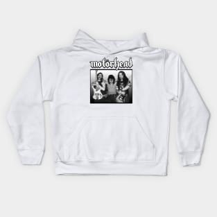 Motorhead White Black Kids Hoodie